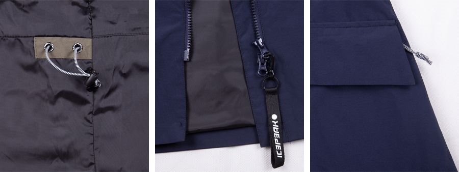 nordic nature women parka detail